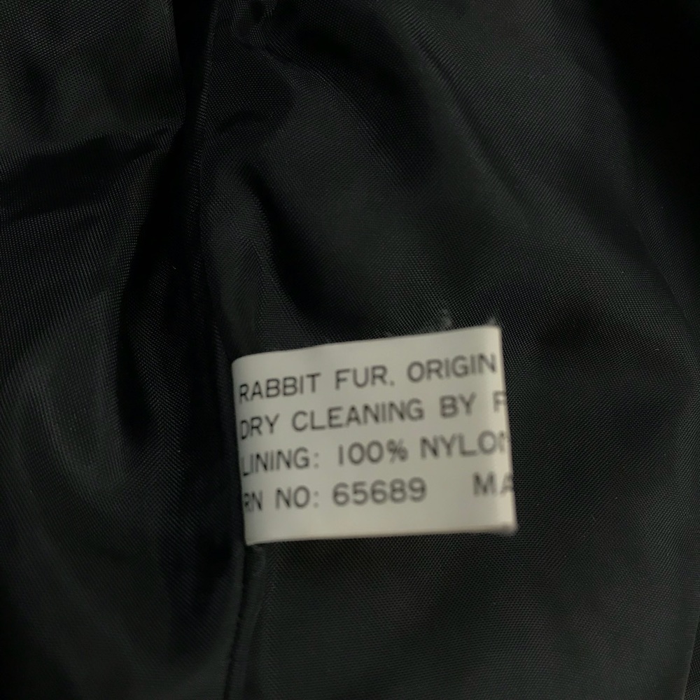 Authentic Rabbit Fur Coat - Picture 6 of 8